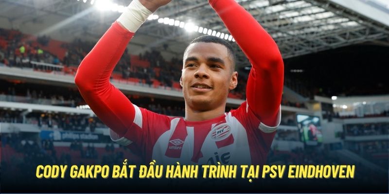 Cody Gakpo bắt đầu hành trình tại PSV Eindhoven